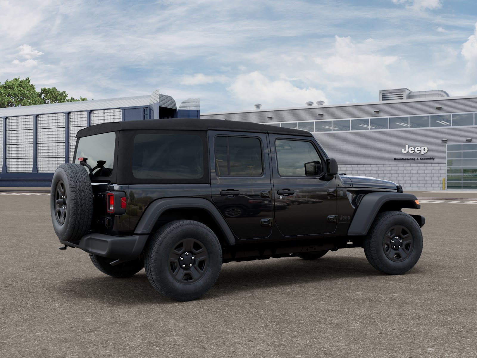 New 2027 Black Clearcoat Jeep Sport image 2