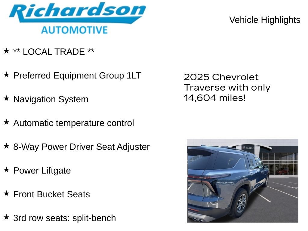 Used 2025 Lakeshore Blue Metallic Chevrolet LT image 10