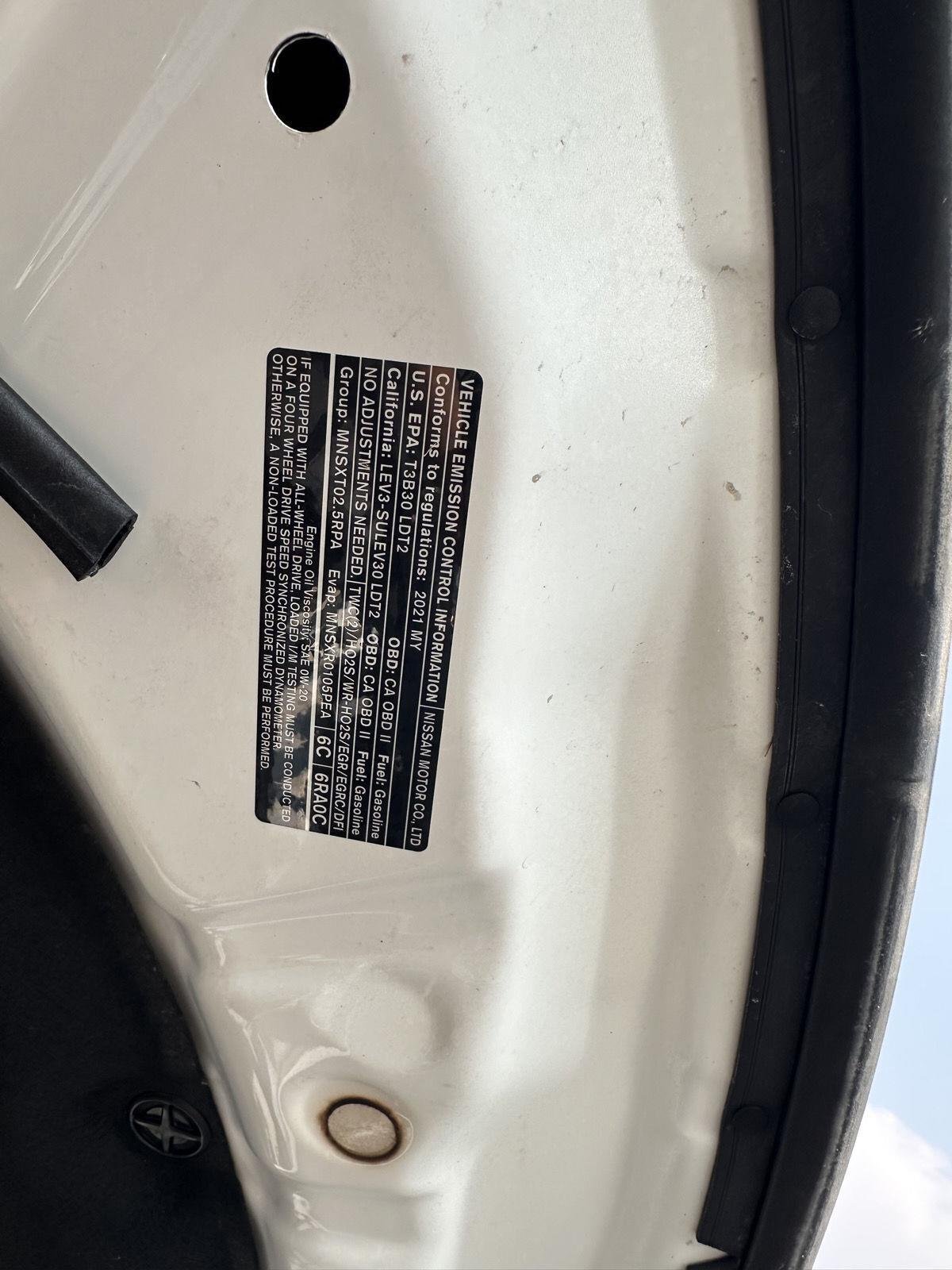 Used 2021 Pearl White Tricoat Nissan SV image 29