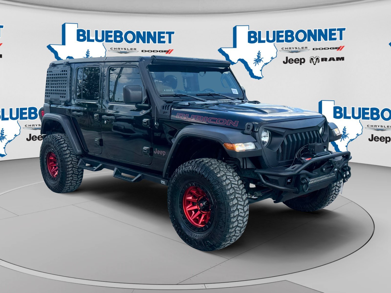 Used 2021 Black Clearcoat Jeep Unlimited Rubicon image 3