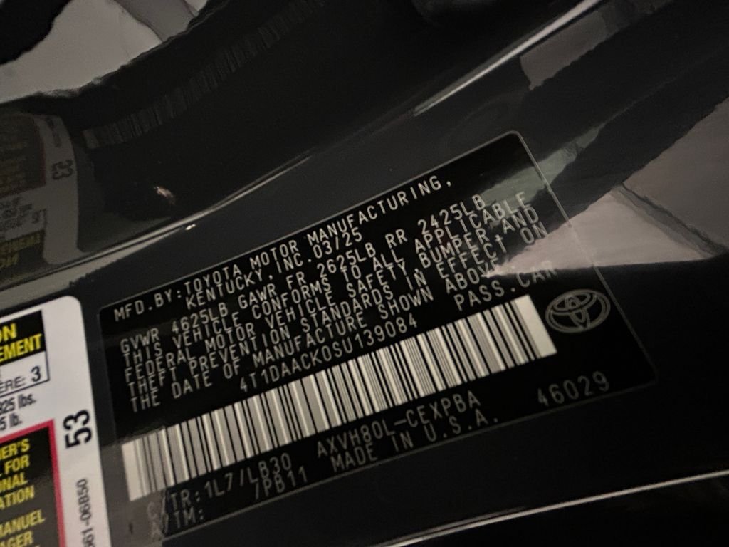 Used 2025 Black Toyota XSE image 20