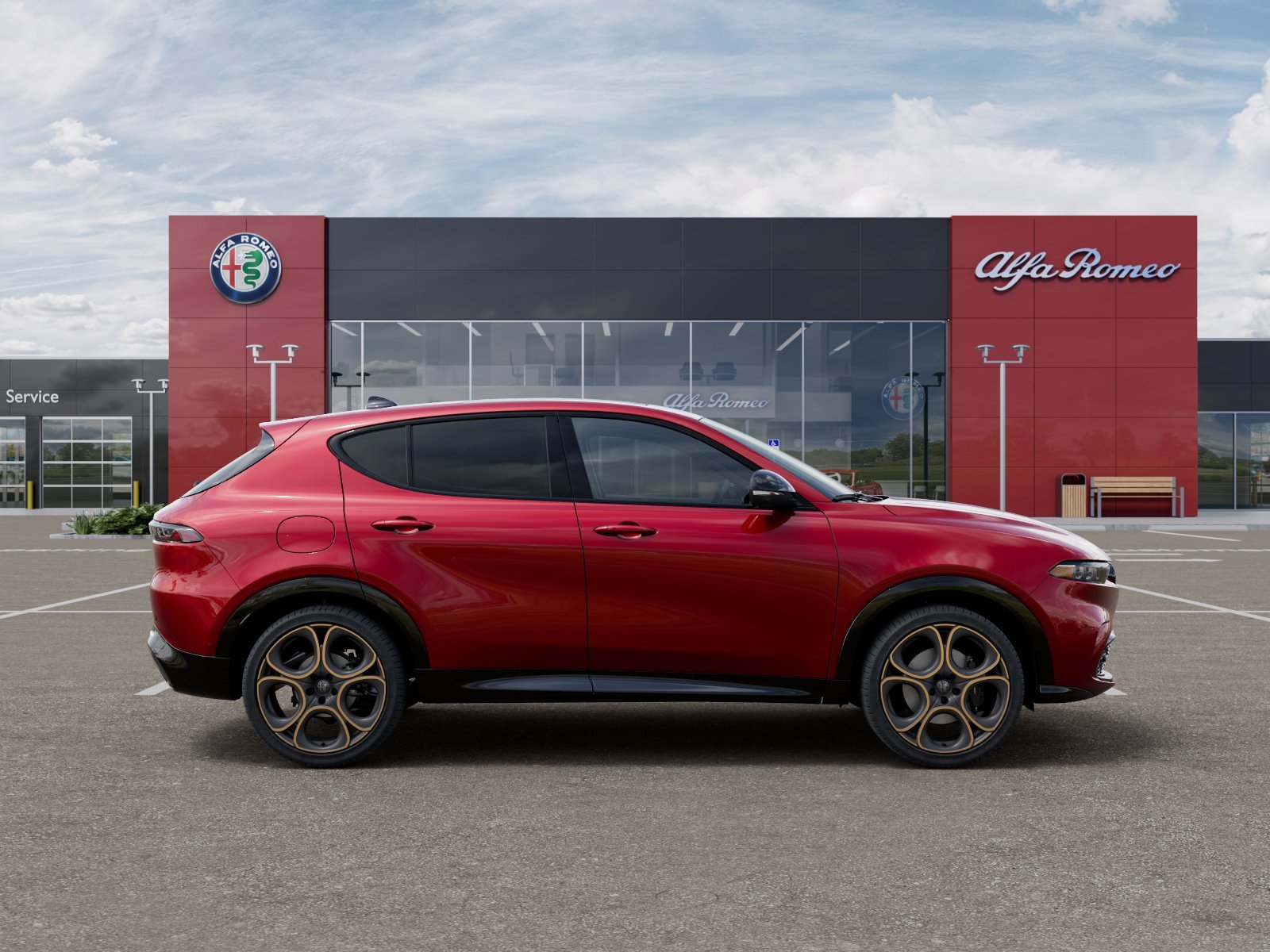 New 2025 Alfa Rosso (Red) Exterior Paint Alfa Romeo Intensa image 83