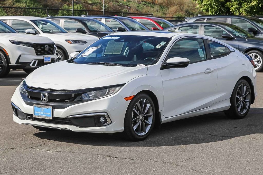Used 2020 Platinum White Pearl Honda EX image 3