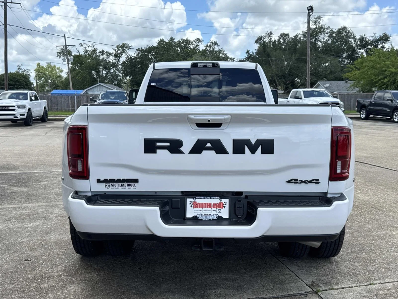 New 2026 Bright White Clear-Coat Exterior Paint RAM Laramie image 5