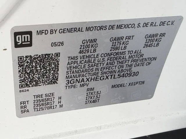 New 2026 Summit White Chevrolet LT image 20