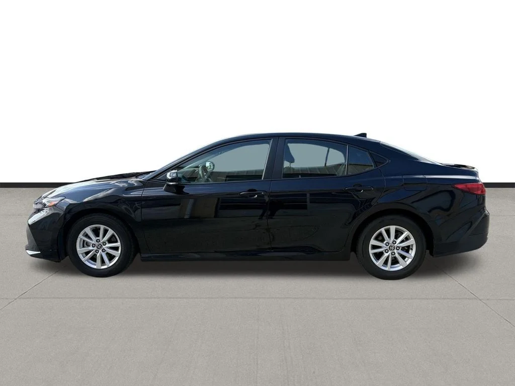Used 2025 Midnight Black Metallic Toyota LE image 8