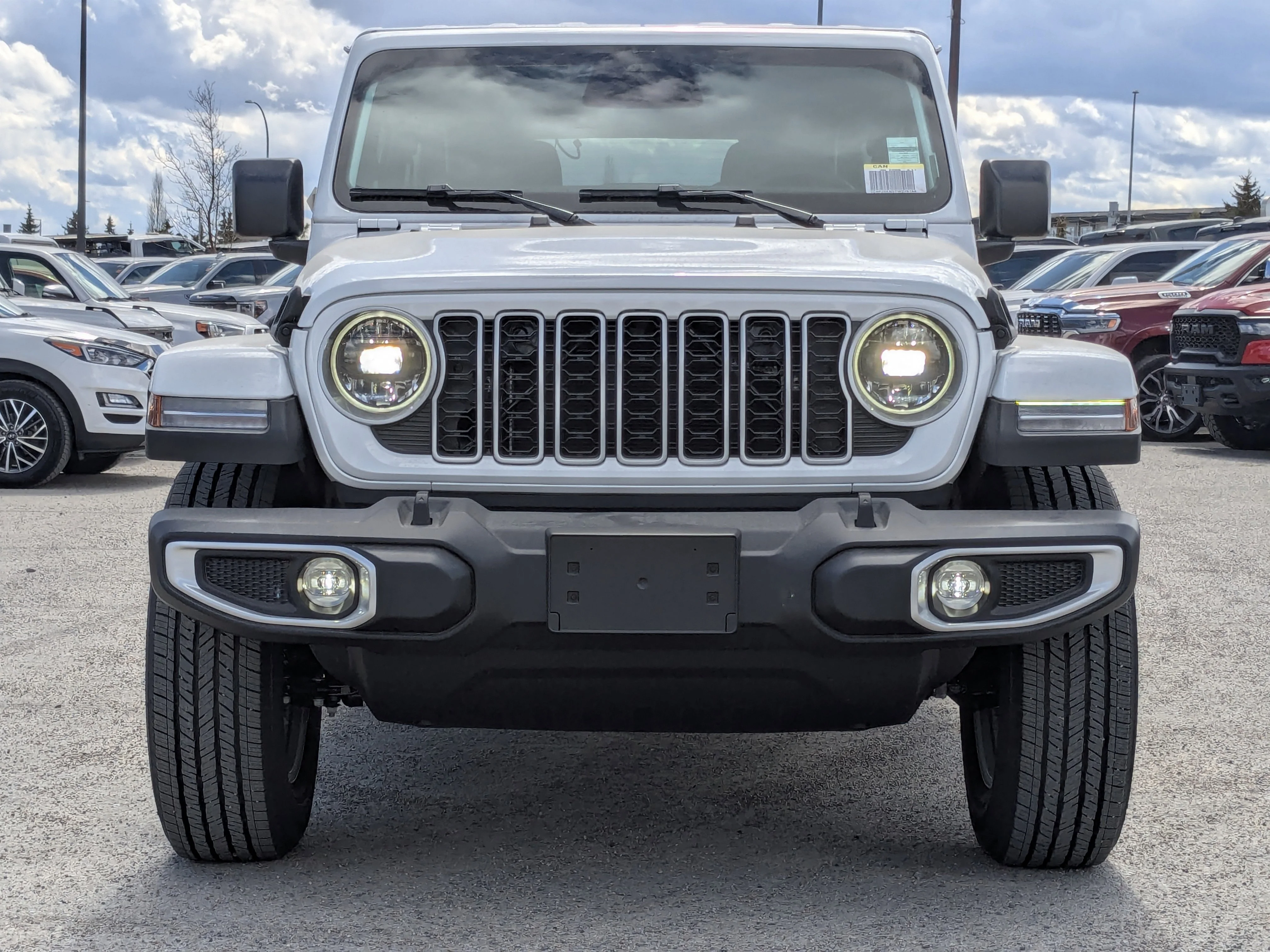 New 2026 White Jeep Sahara - - Body-Color Top - Side Steps - 2.0L Turbo - Remote Start & tons more! image 3