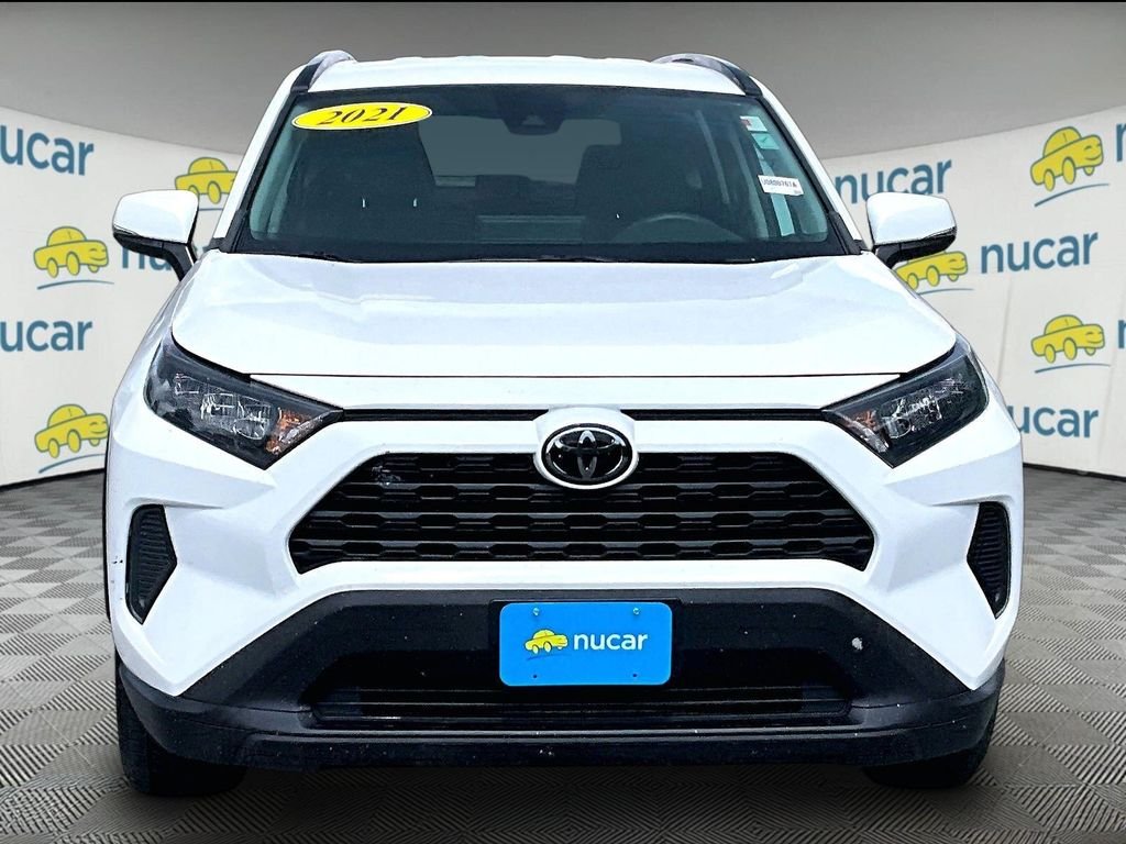 Used 2021 White Toyota LE image 2