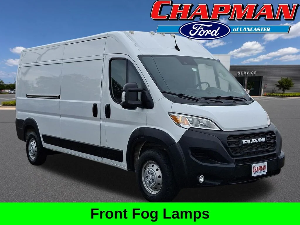 Used 2025 Bright White Clearcoat Ram High Roof image 2