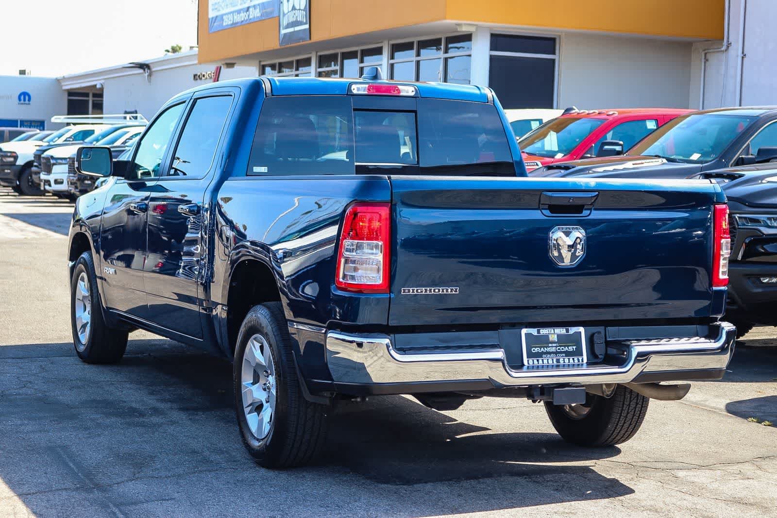 Used 2022 Patriot Blue Pearlcoat Ram Big Horn image 5