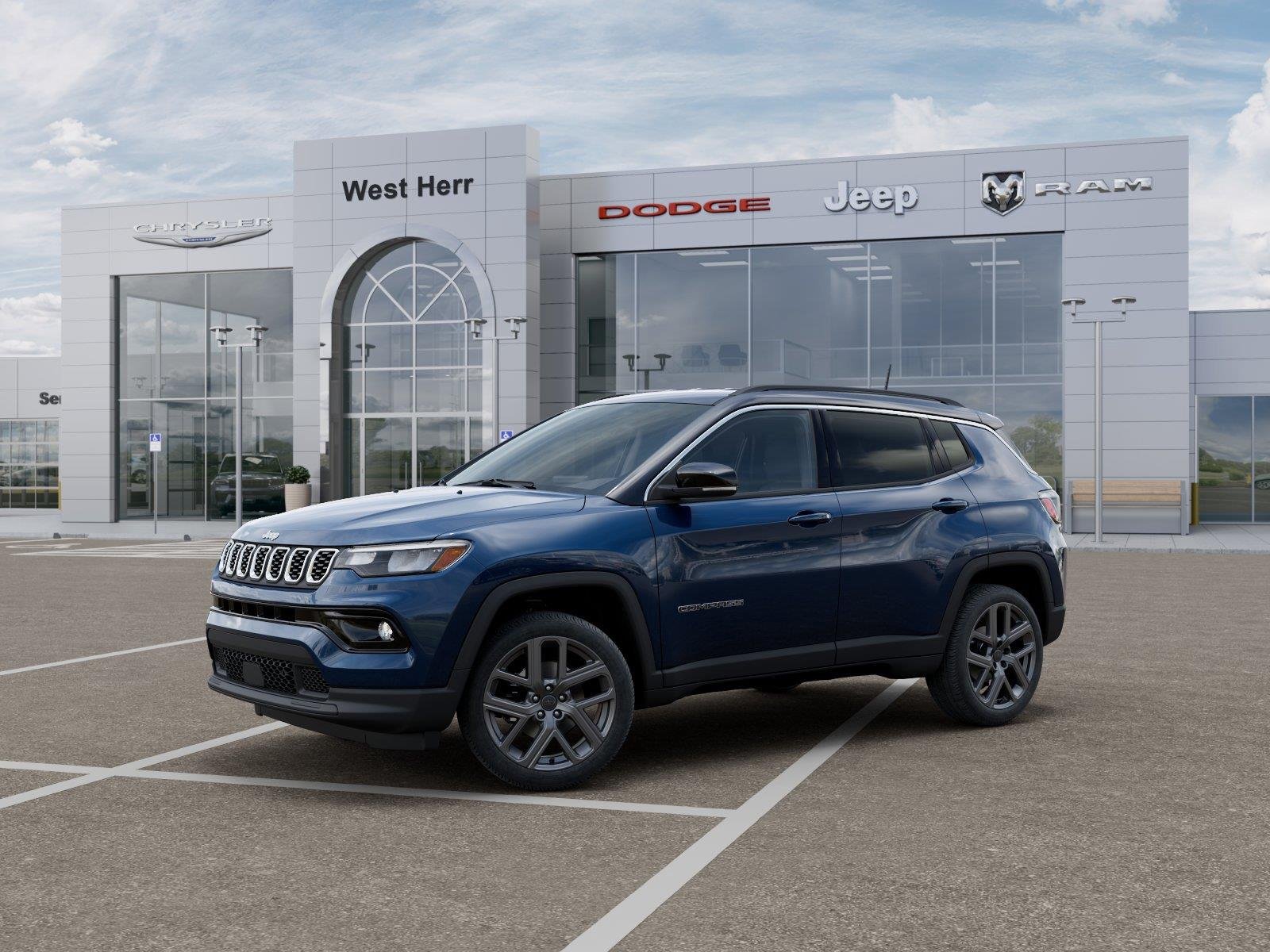 New 2026 Fathom Blue Pearl Coat Jeep COMPASS LIMITED ALTITUDE 4X4 image 2