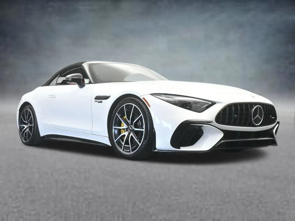 Used 2022 White Mercedes-Benz SL 63 AMG® image 72