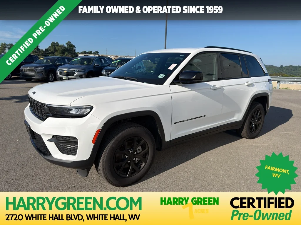 Certified Used 2025 Bright White Clearcoat Jeep Altitude image 1