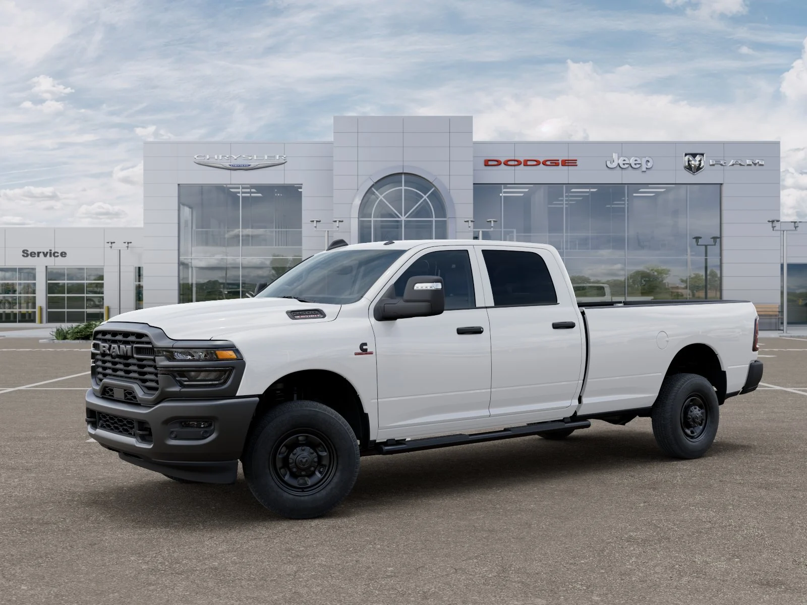 New 2026 Bright White Clear-Coat Exterior Paint RAM Tradesman image 13