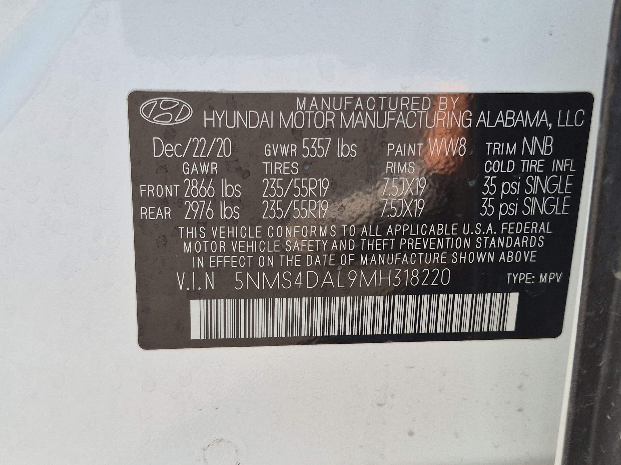 Used 2021 Quartz White Hyundai Limited image 33