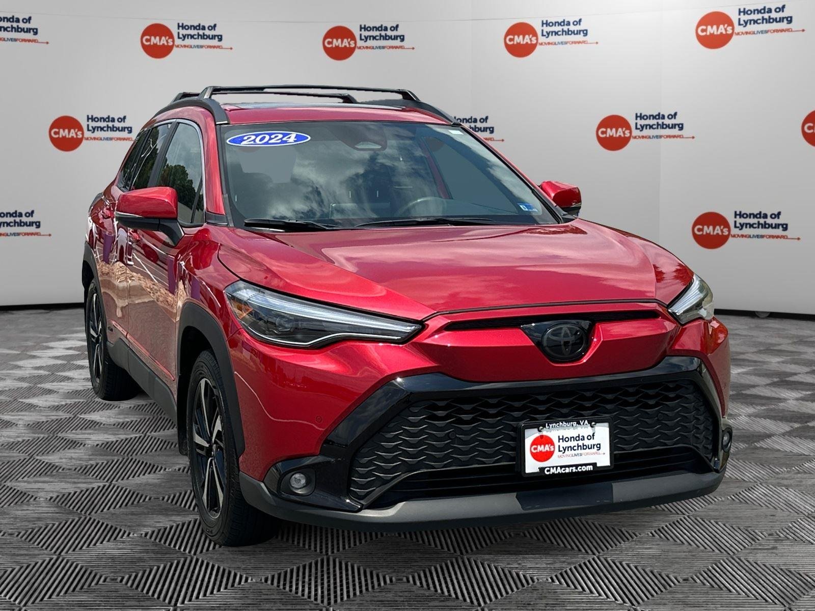 Used 2024 Barcelona Red Metallic Toyota Hybrid XSE image 7
