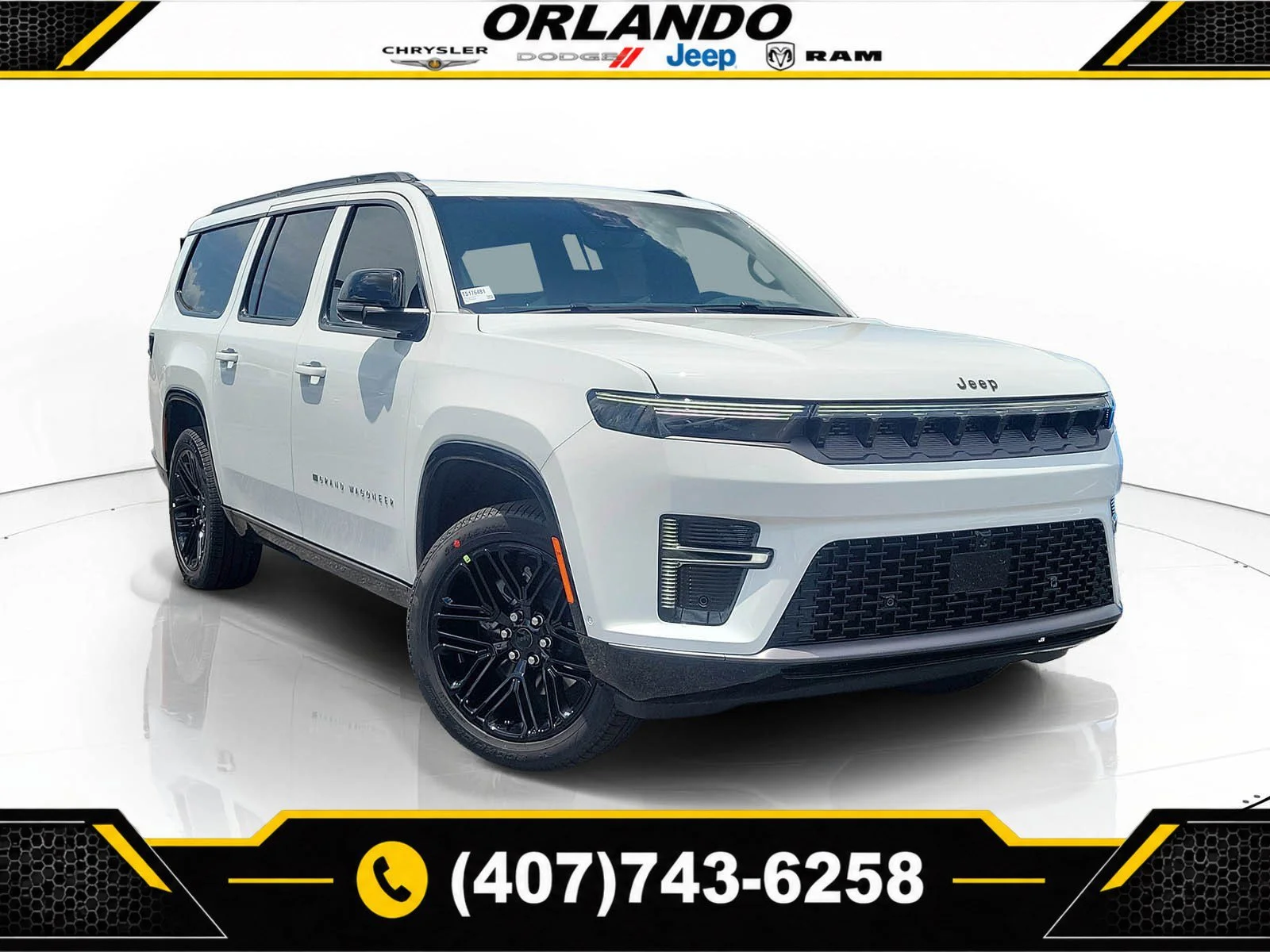 New 2026 Bright White Clearcoat Jeep Limited Reserve image 1