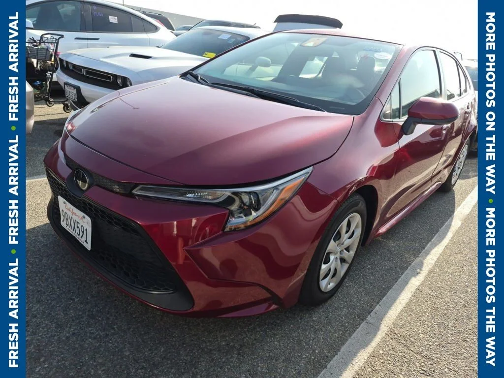 Certified Used 2022 Red Toyota LE image 5