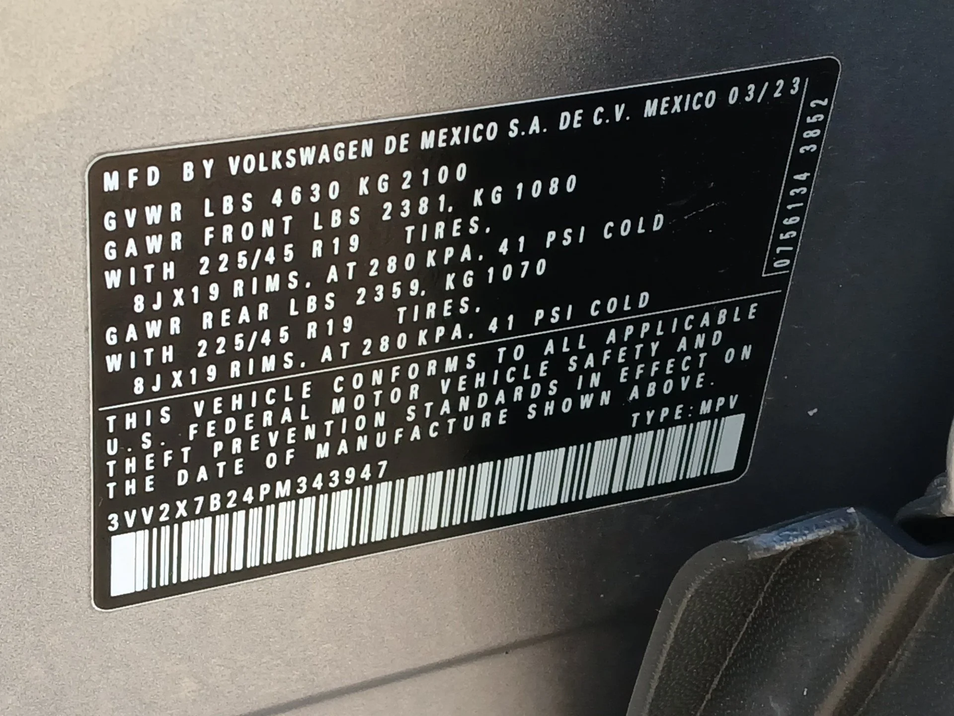 Certified Used 2023 Silver Volkswagen SEL image 18