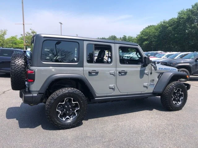 Used 2021 Sting-Gray Clearcoat Jeep Unlimited Rubicon 4xe image 3