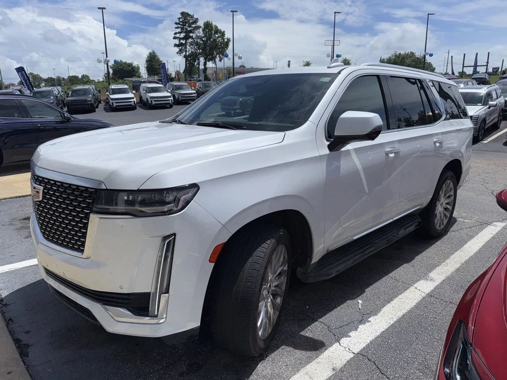 Used 2022 White Cadillac Luxury image 1