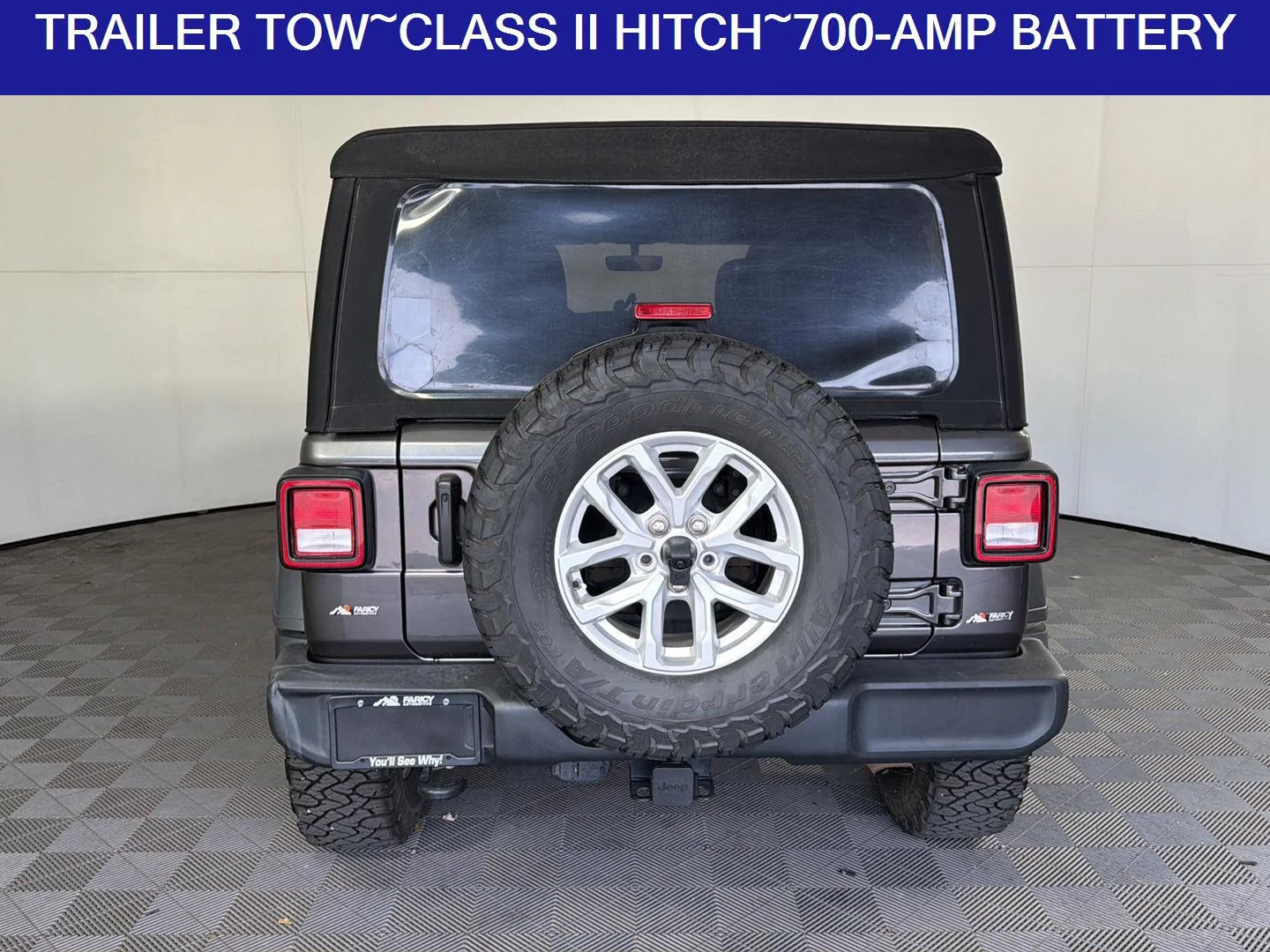 Used 2023 Granite Crystal Metallic Clearcoat Jeep Sport S image 6
