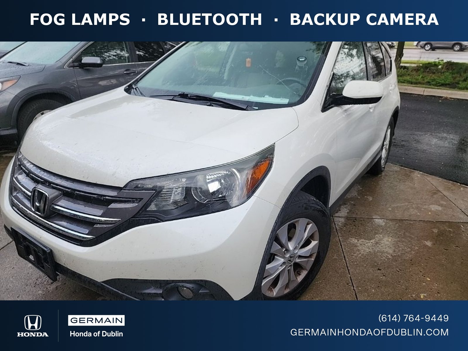 Used 2013 White Diamond Pearl Honda EX image 1