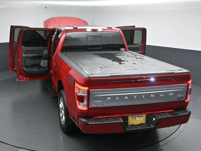 Certified Used 2021 Red Ford Platinum image 58