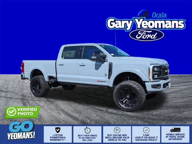 New 2026 Glacier Gray Metallic Tri-Coat Ford F-250® Lariat® image 1