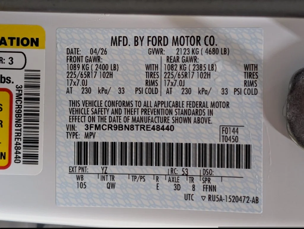 New 2026 Oxford White Ford Big Bend® image 23