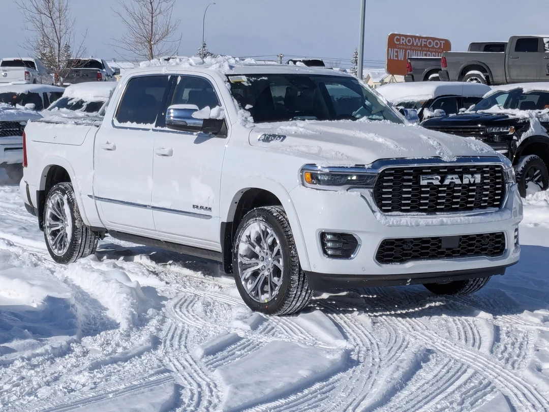 New 2026 White RAM Tungsten - - 4x4 - Hurricane HO Turbo - Multi-Function Tailgate - Prem Lthr & More! image 2