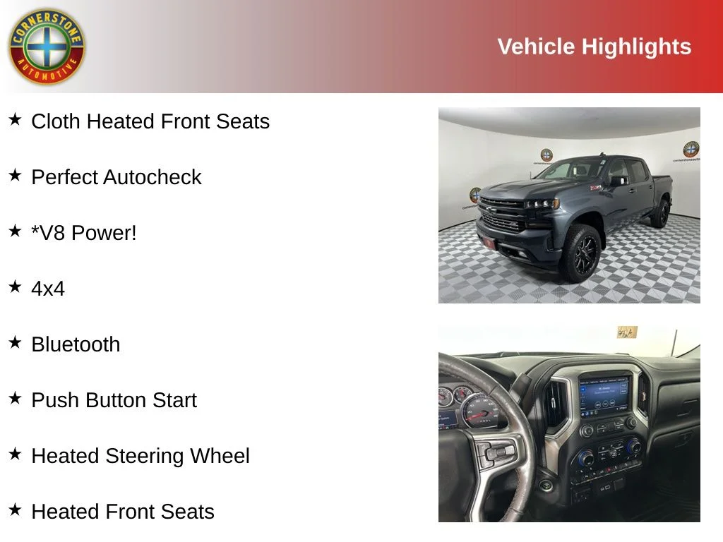 Used 2021 Chevrolet Silverado 1500 RST with VIN 1GCUYEED4MZ212825 for sale in Elk River, Minnesota