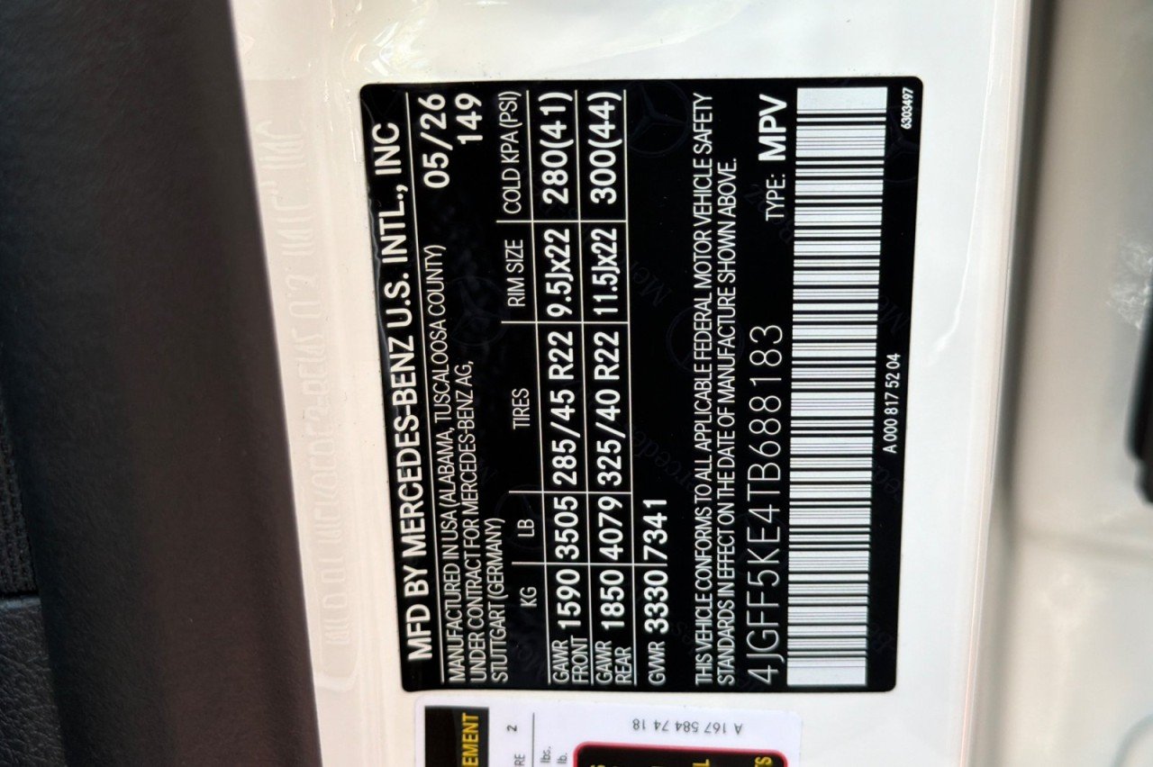 New 2026 Polar White Mercedes-Benz GLS 450 4MATIC® SUV image 29