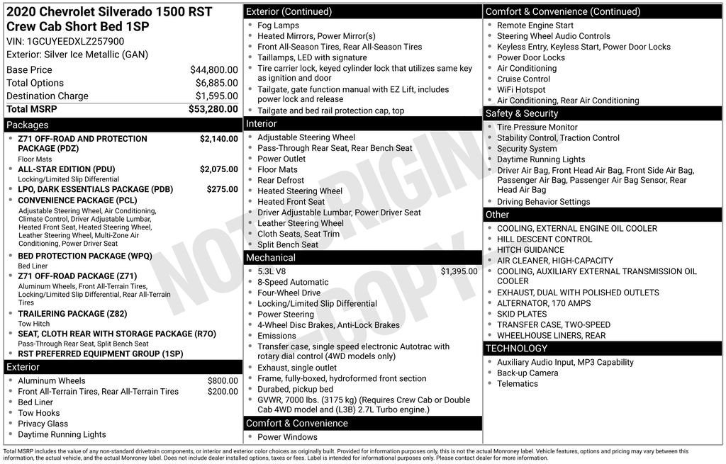 Used 2020 Silver Chevrolet RST image 41