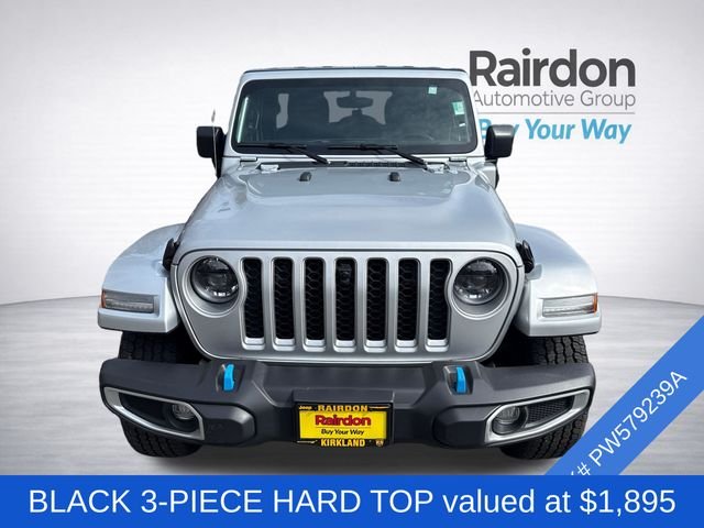 Used 2023 Jeep Wrangler 4xe Sahara 4XE with VIN 1C4JJXP67PW579239 for sale in Kirkland, WA