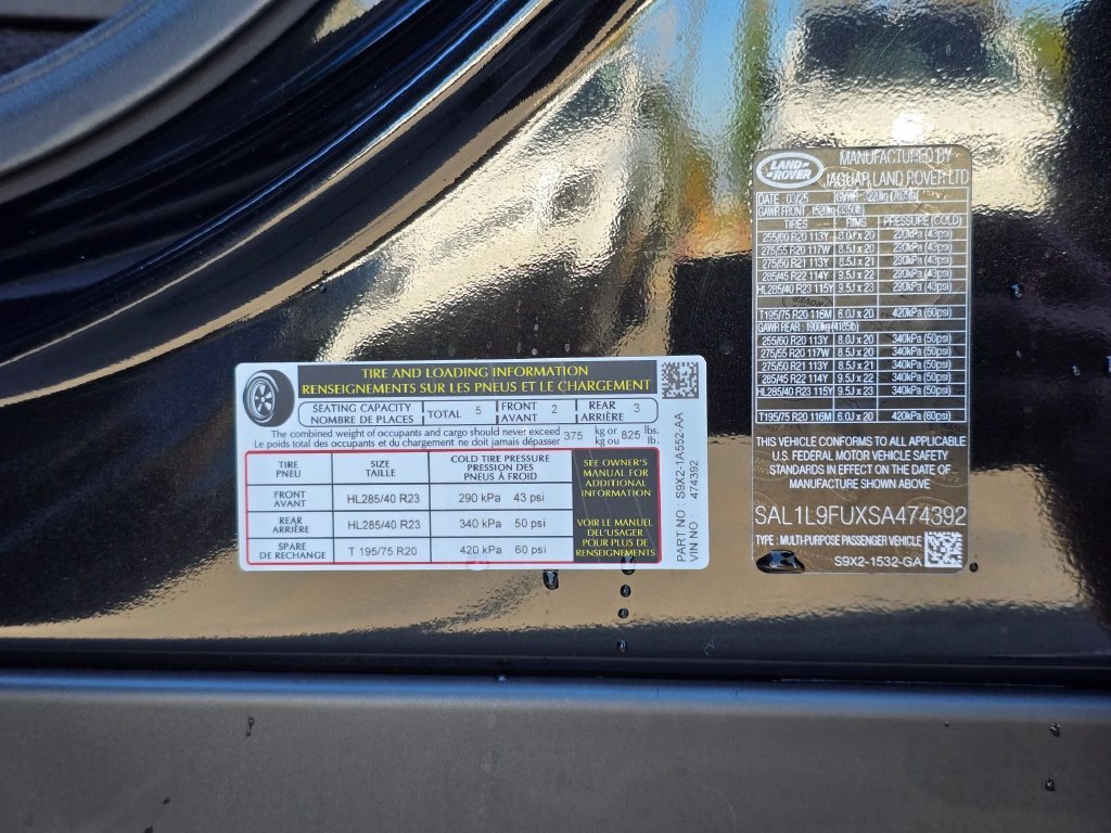 Certified Used 2025 Black Land Rover Dynamic SE image 37