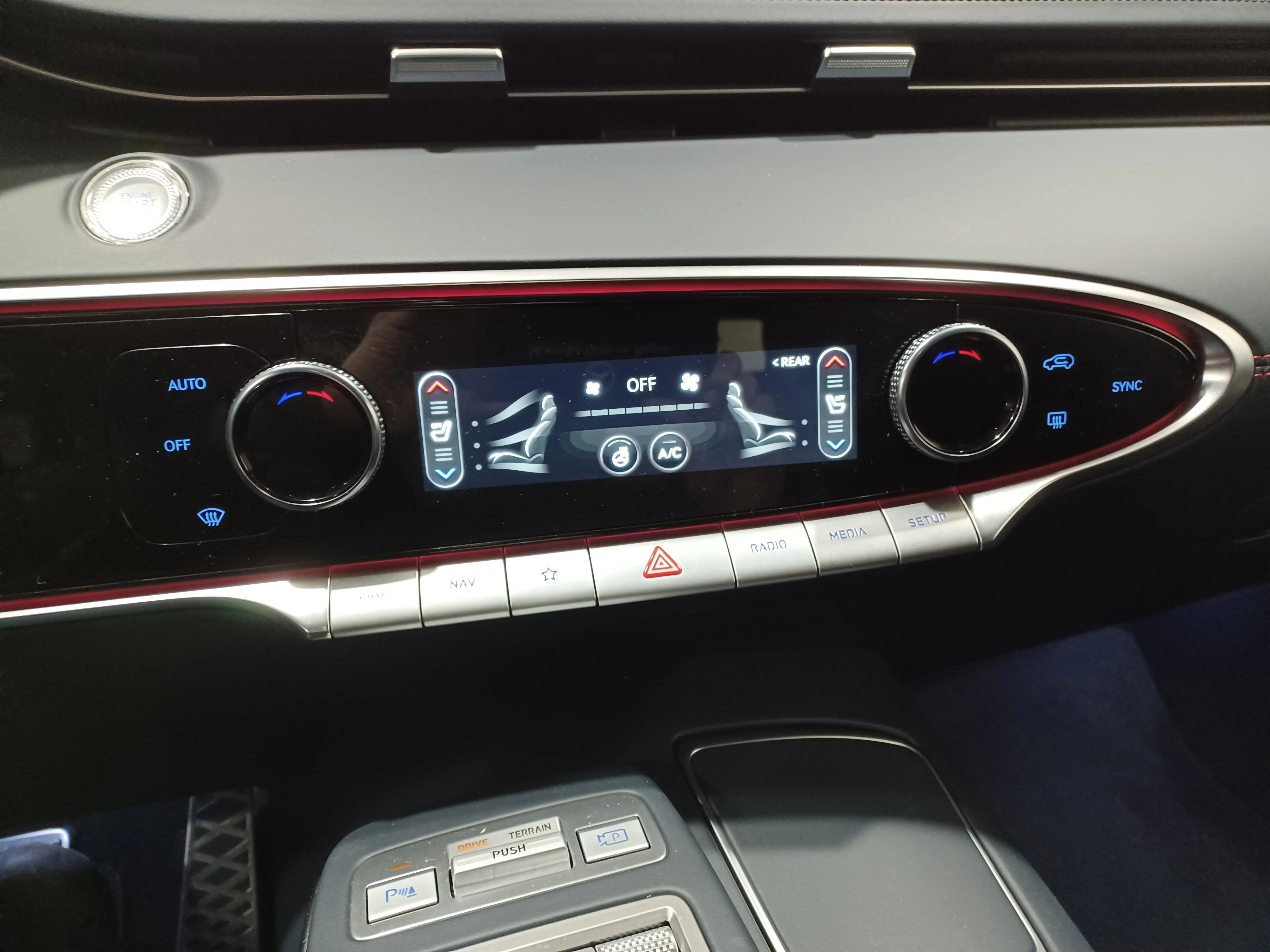 Certified Used 2025 Vik Black Genesis 3.5T Sport AWD*Adaptive Cruise | Remote Start | Nav | Head Up Display | Pano Roof | Cooled Leather image 18