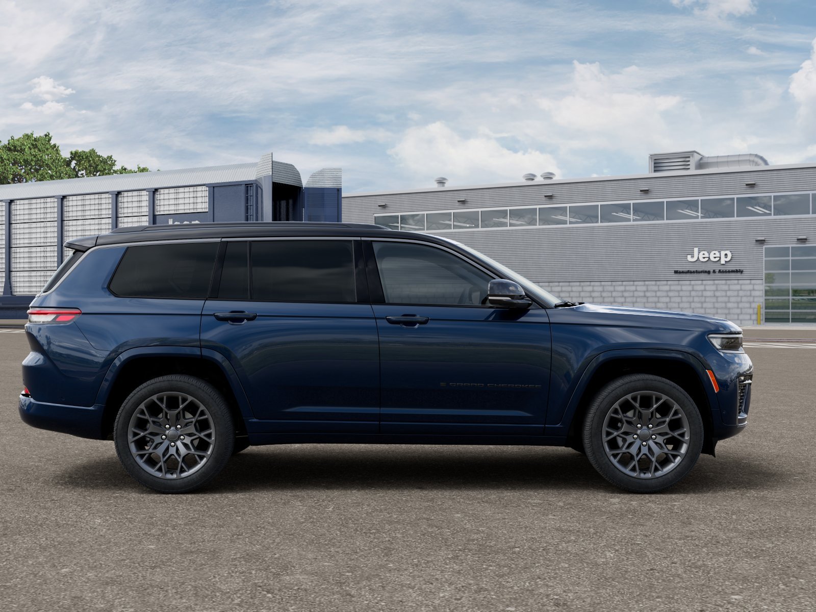 New 2026 Fathom Blue Pearl-Coat Exterior Paint Jeep Summit image 12