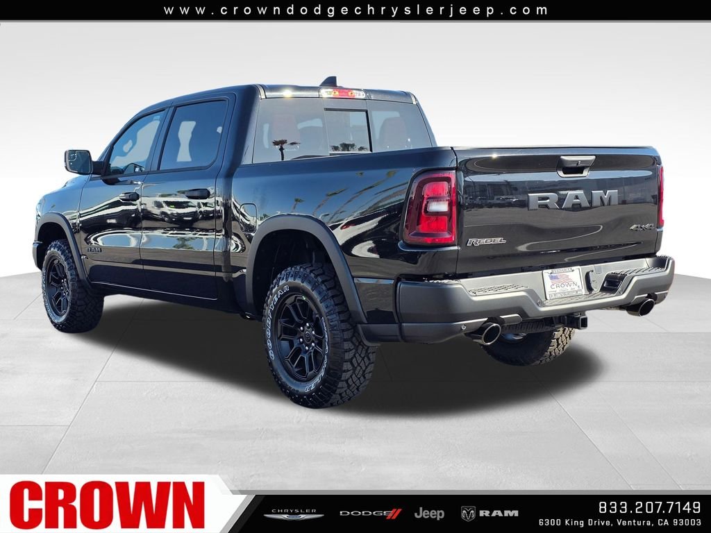 New 2026 Diamond Black Crystal Pearl-Coat Exterior Paint RAM Rebel image 7