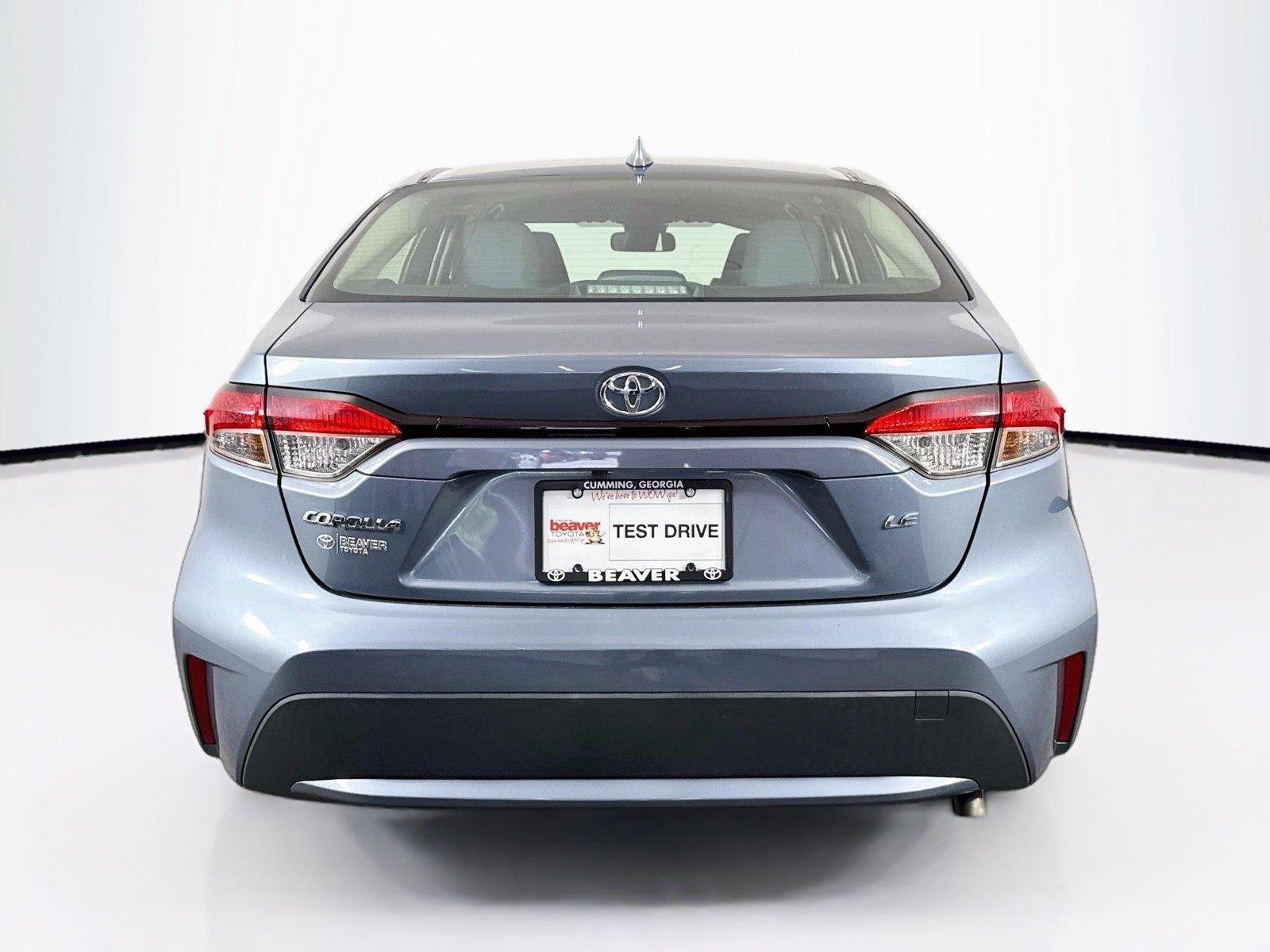 Used 2020 Celestite Gray Metallic Toyota LE image 10
