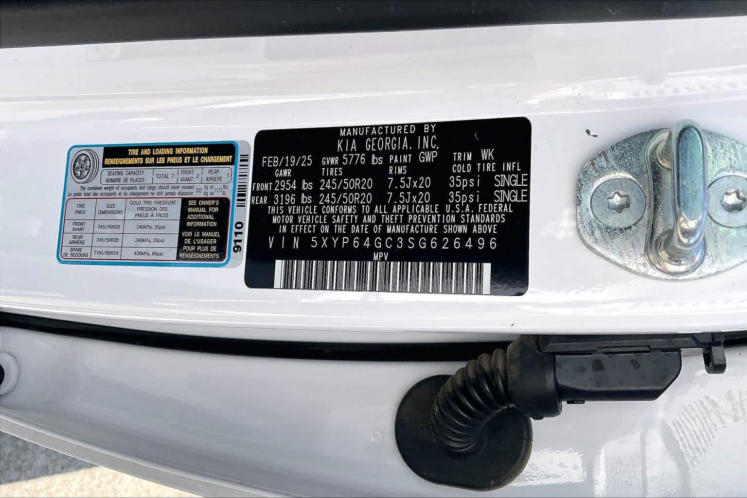 Certified Used 2025 Glacial White Pearl Kia S image 35