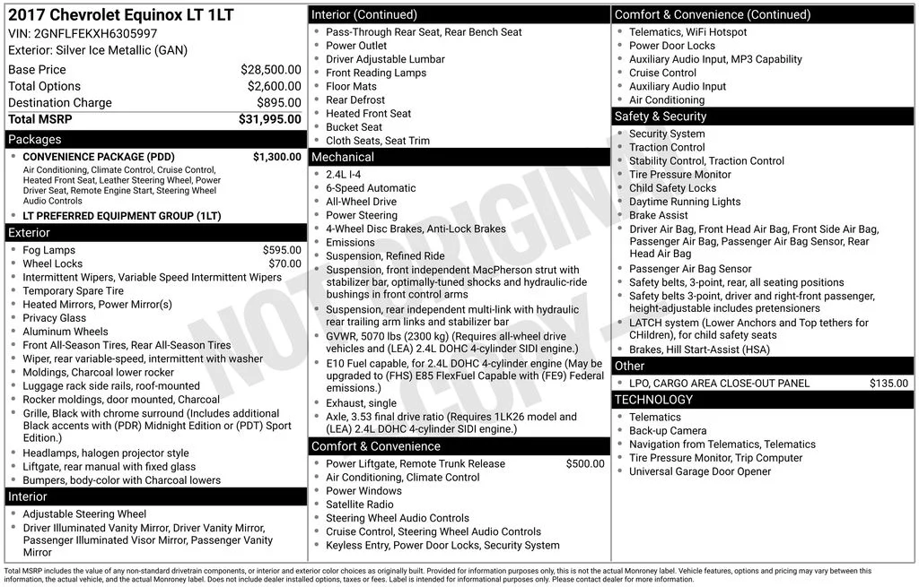 Used 2017 Silver Chevrolet LT image 9