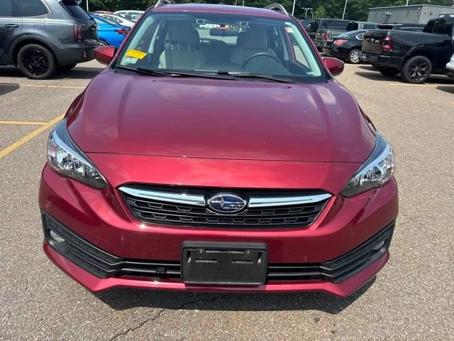 Used 2021 Crimson Red Pearl Subaru Premium image 2