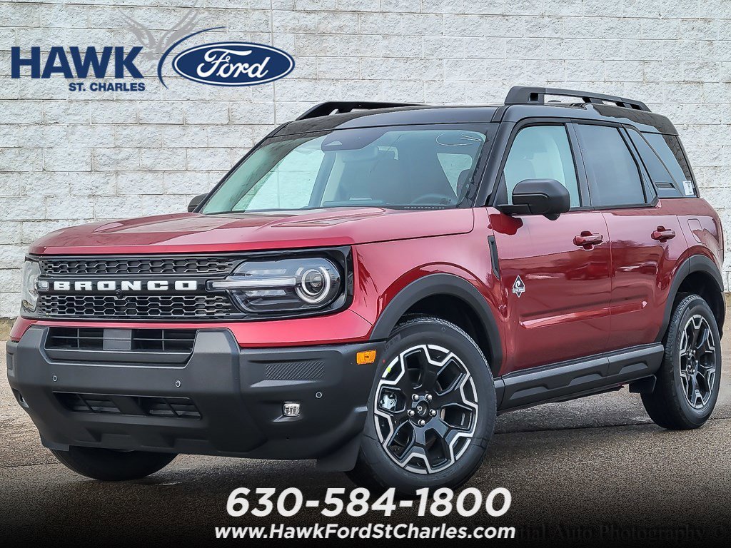 New 2025 Ruby Red Metallic Tinted Clearcoat Ford Outer Banks® image 1