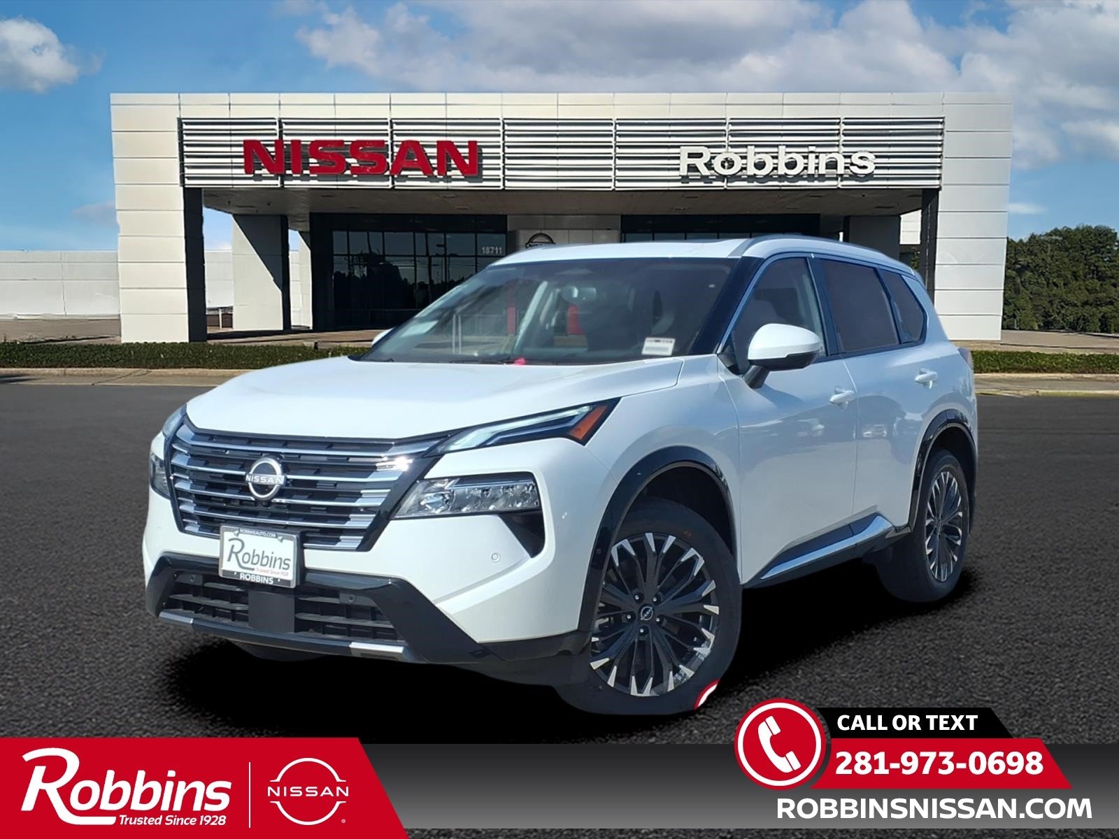 2026 Nissan Rogue Platinum White at Robbins Nissan