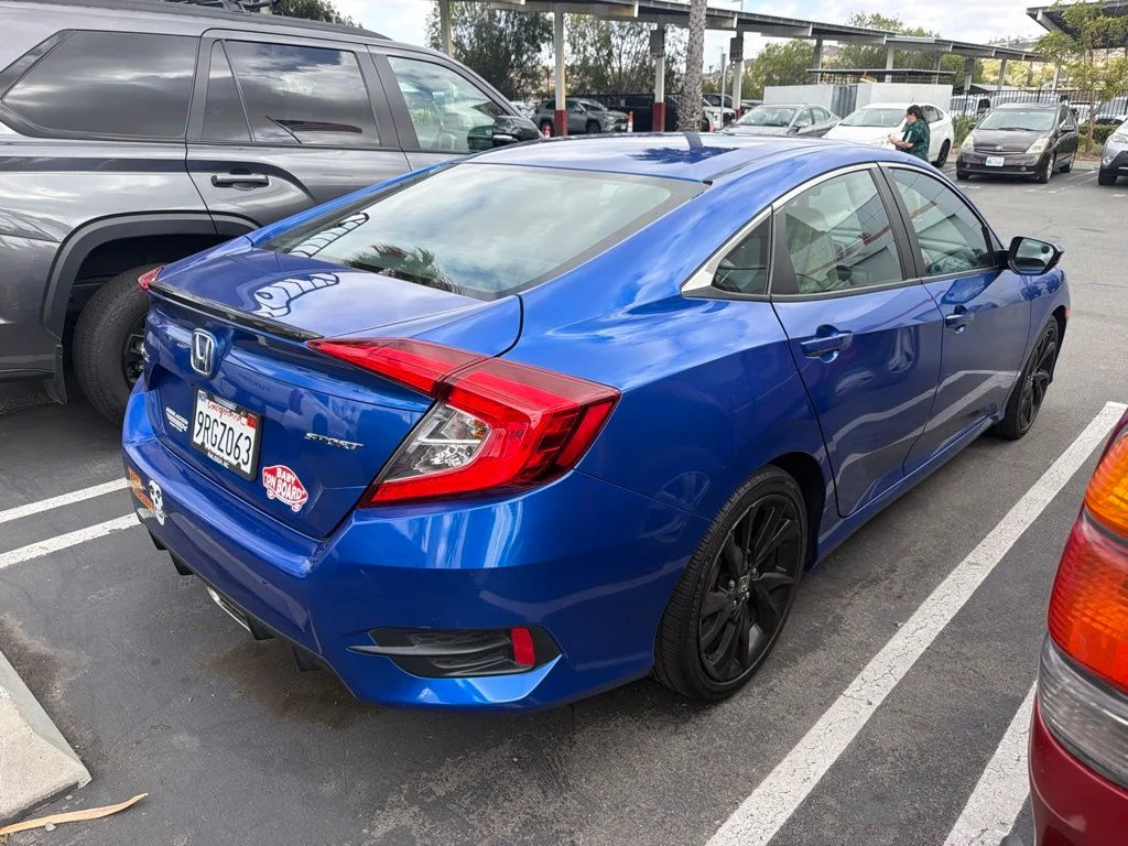 Used 2021 Blue Honda Sport image 4