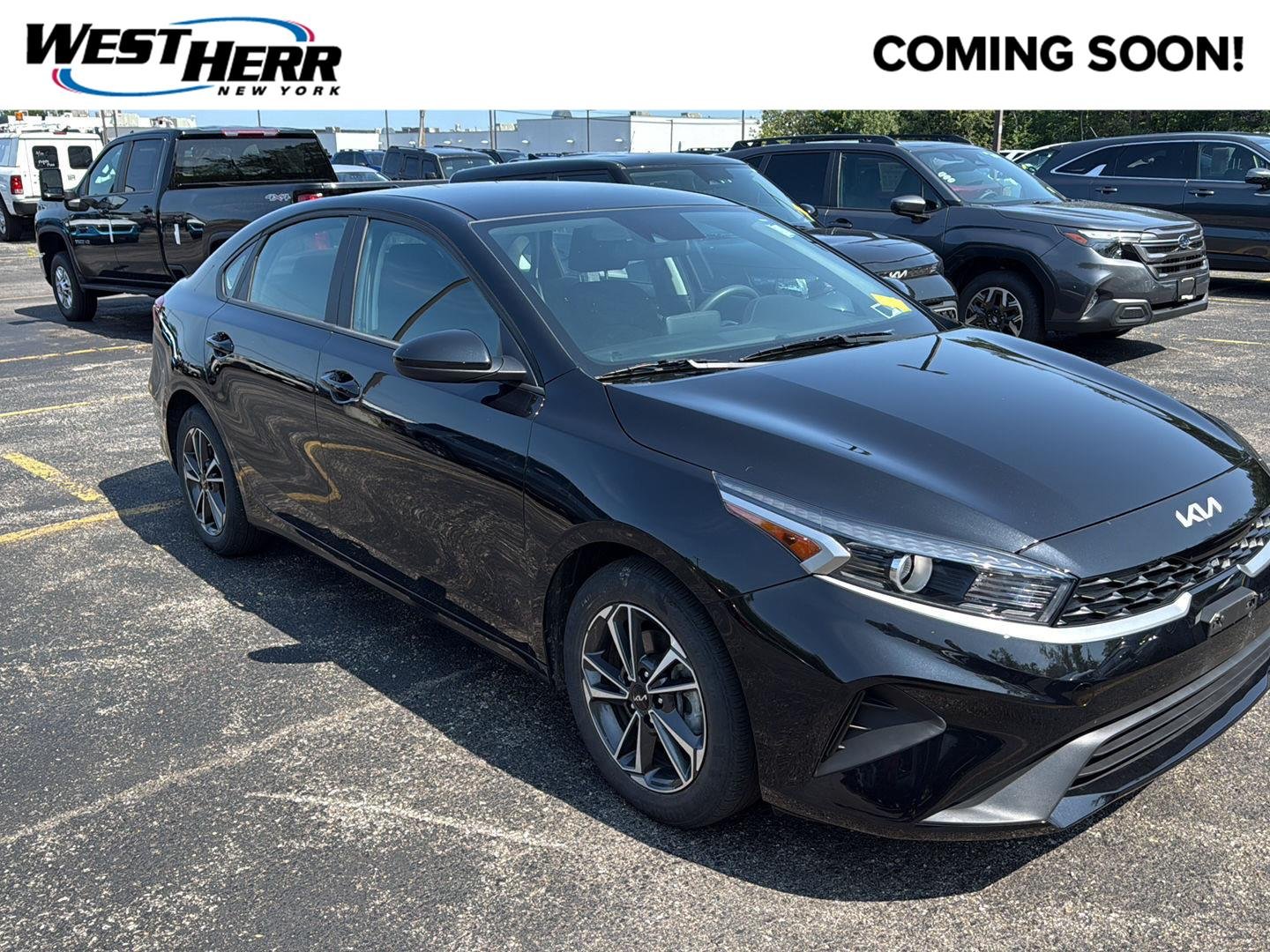 Used 2023 Aurora Black Pearl Kia LXS image 1