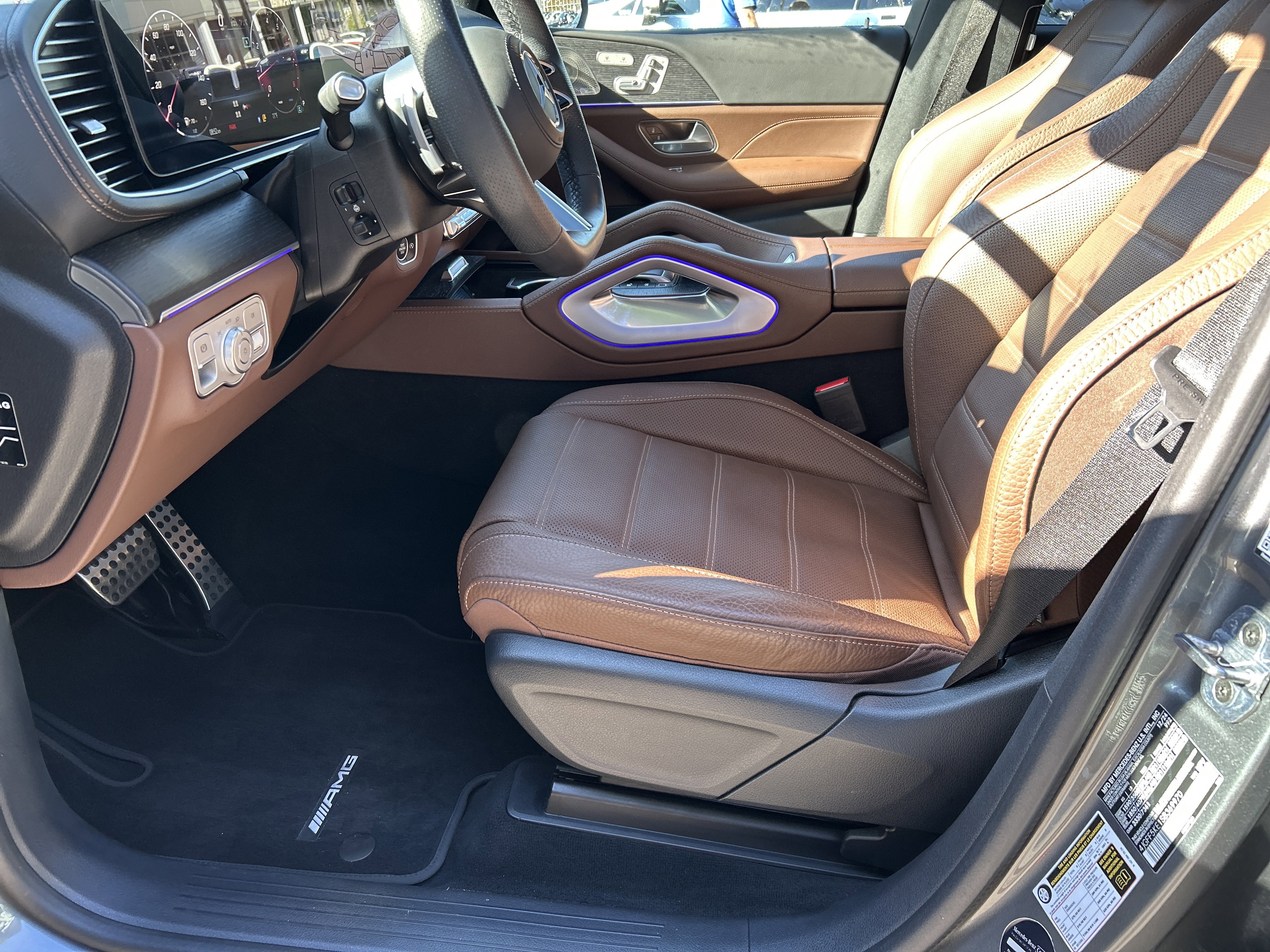 Certified Used 2025 Selenite Grey Metallic Mercedes-Benz GLS 450 4MATIC® SUV image 22