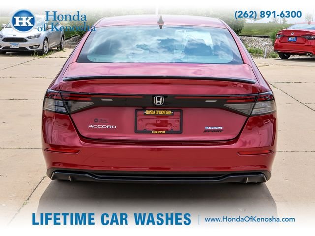 Certified Used 2025 Radiant Red Metallic Honda HYBRID SPORT-L image 4