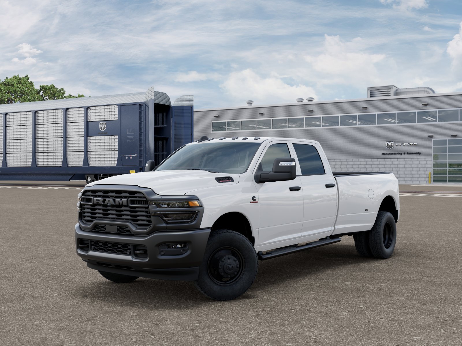 New 2027 Bright White Clear-Coat Exterior Paint RAM Tradesman image 1